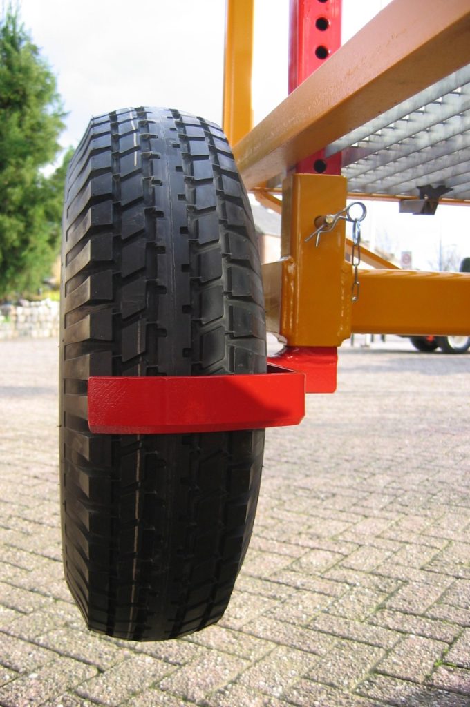 Roues à l'avant