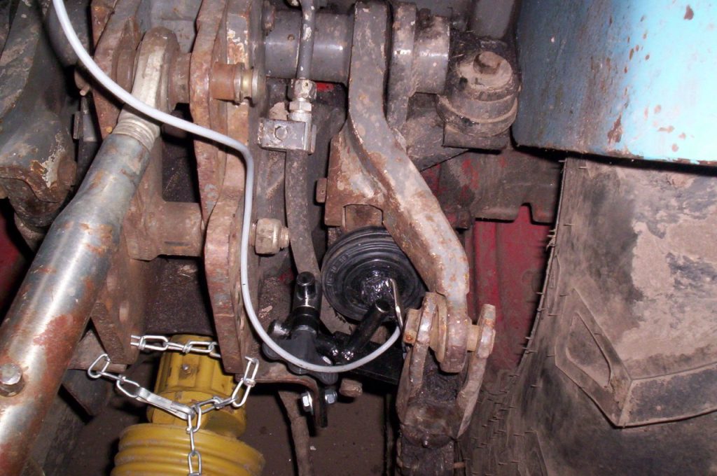 Appareil de mesure de distance en position de transport