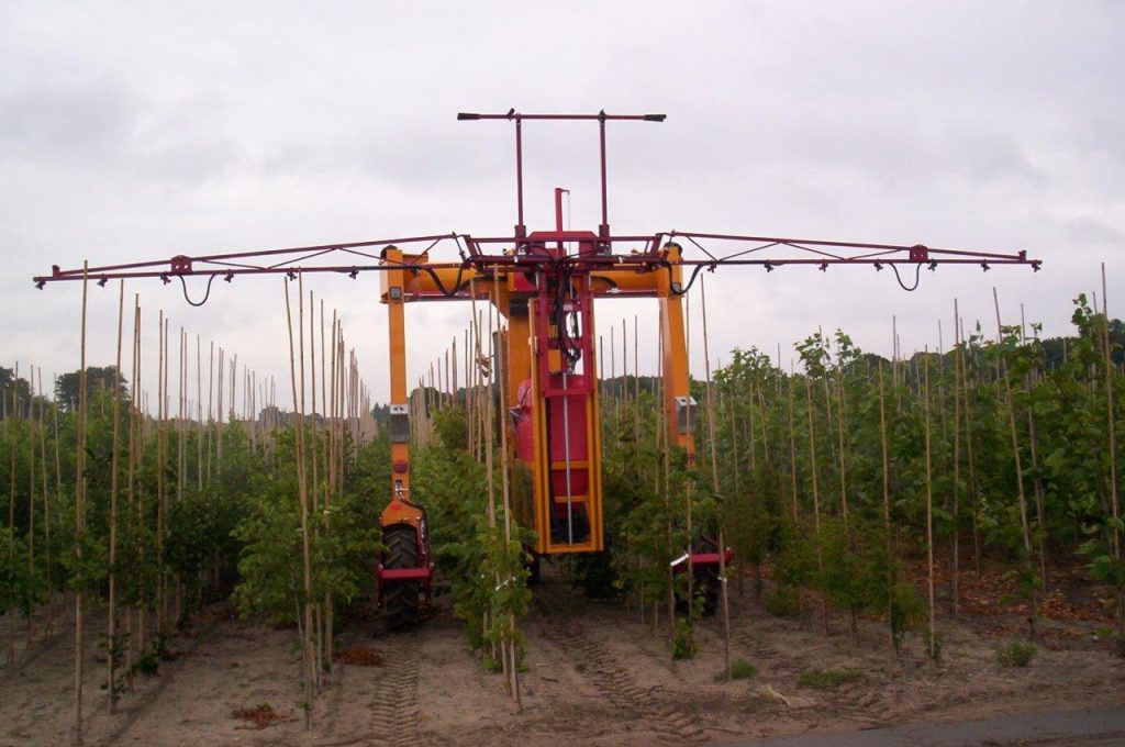 Rampe de pulvéristation horizontale - Tracteur enjambeur