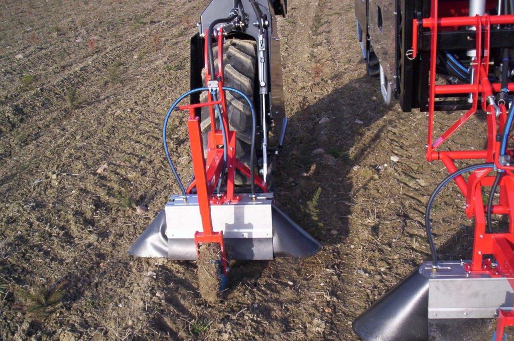 Capot de mauvaises herbes d’acier inoxydable réglable en largeur - Tracteur enjambeur