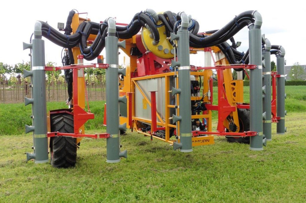 Unité de pulvérisation avec support d’air - Tracteur enjambeur