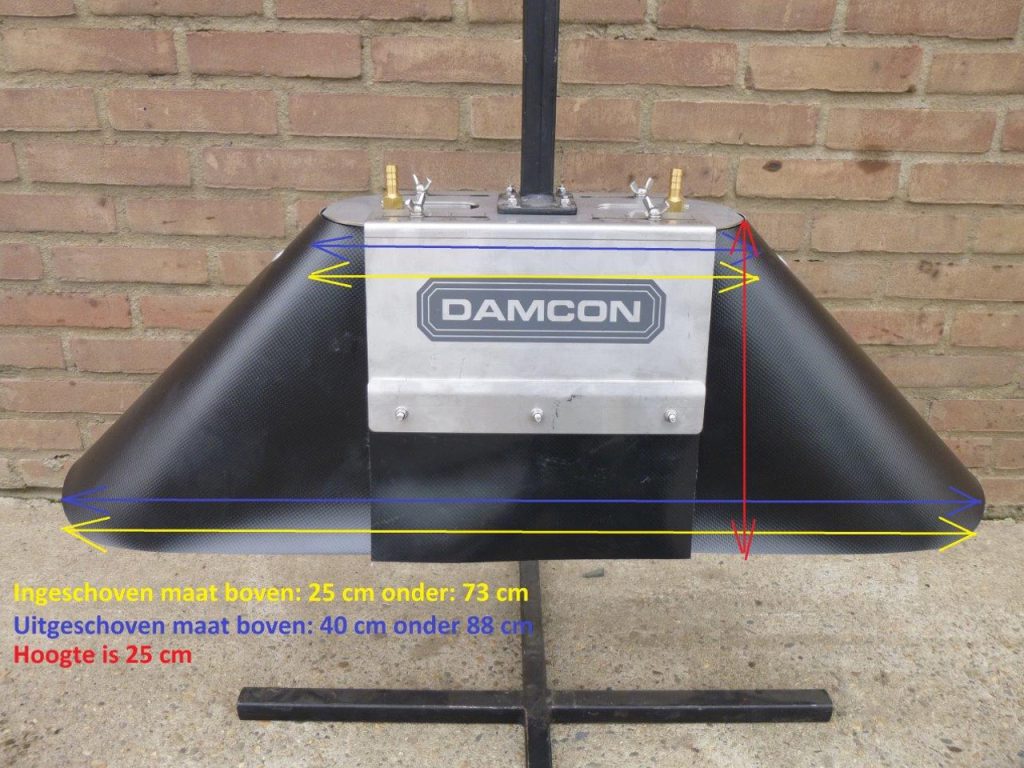 Cache avec P.V.C. avec mesures