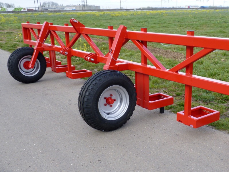 Porte bambous de fibre de verre 8 x 1500