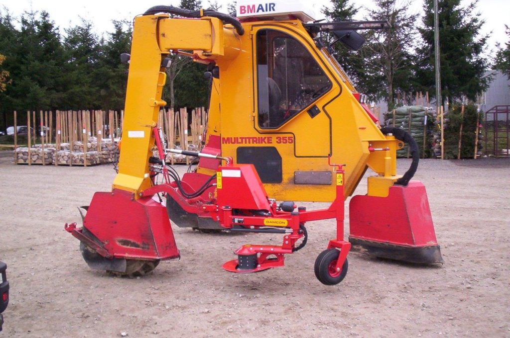 Unité de scier à tailleur de tronc - Tracteur enjambeur