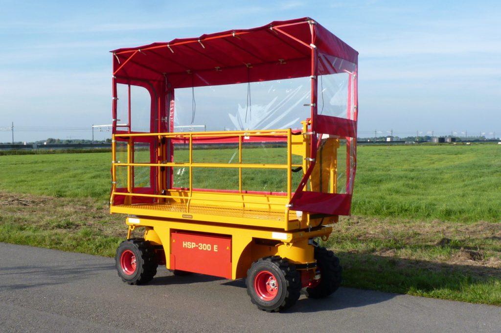 Bâche sur plate forme réglable - Plateforme de taille