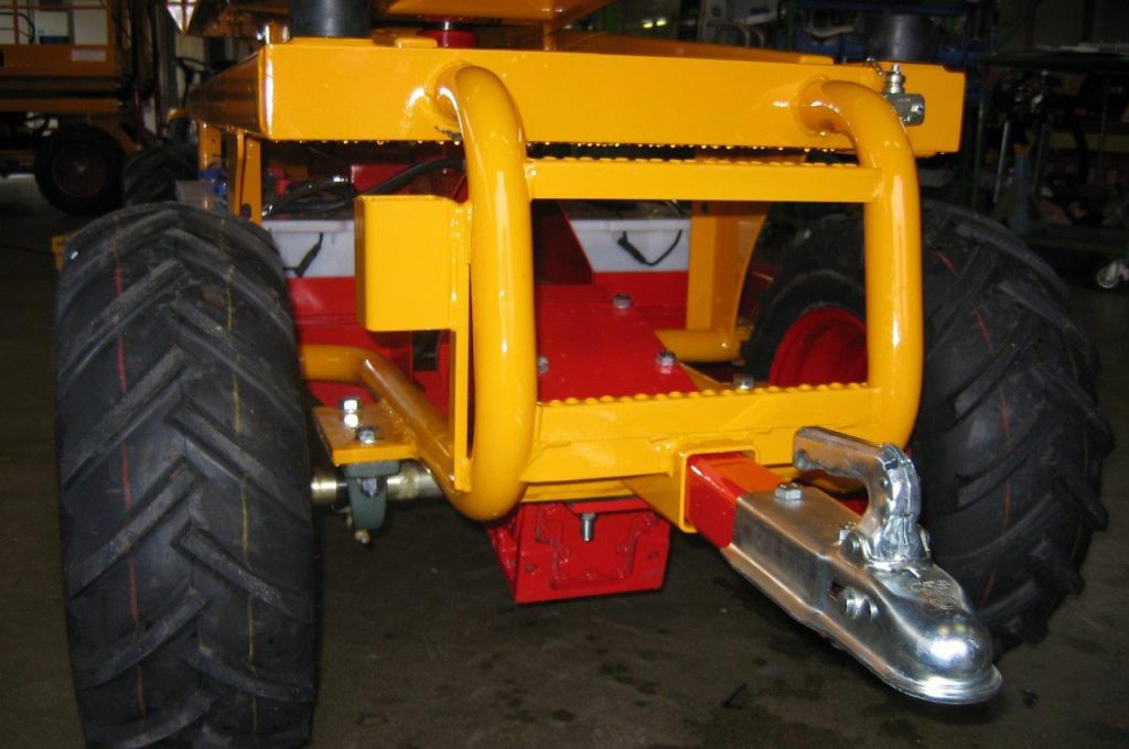 Barre de remorque pour transport par la route - Plateforme de taille