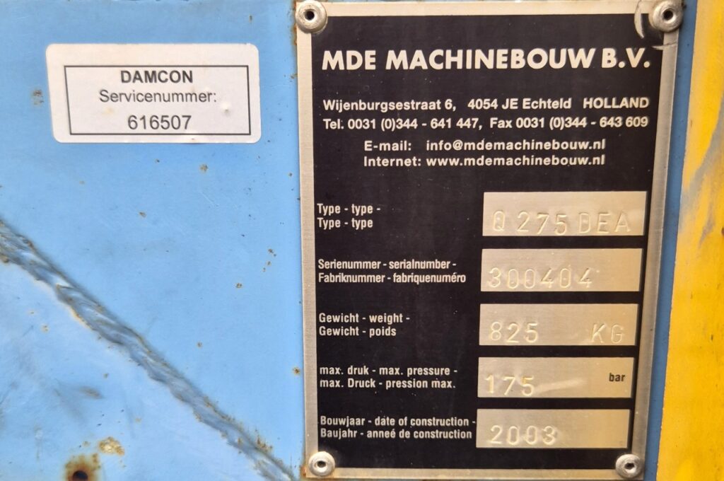 616507 MDE Q275DEA